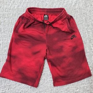 Nike Kids Gradient Red Shorts Tie die Basketball